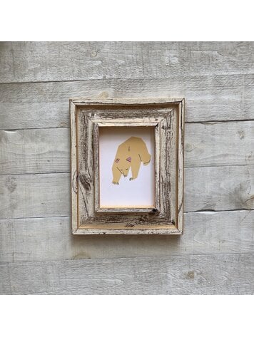 Bee Waeland Canadian Parks Bear Yellow Barnwood Edition