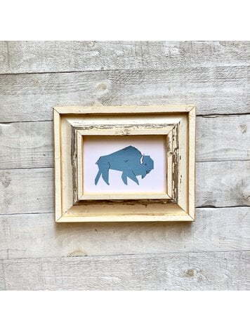 Bee Waeland Canadian Parks Buffalo Blue Barnwood Edition