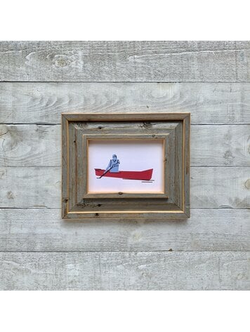 Bee Waeland Canadian Parks Canoe Barnwood Edition