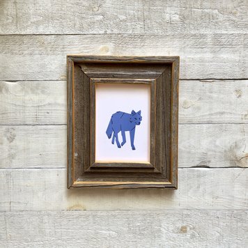 Bee Waeland Canadian Parks Coyote Blue Barnwood Edition