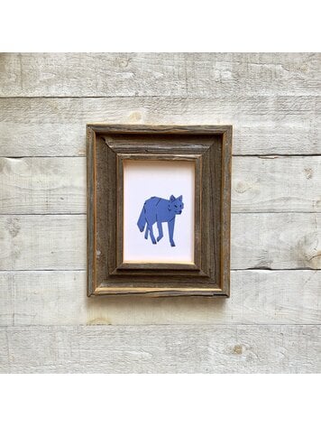 Bee Waeland Canadian Parks Coyote Blue Barnwood Edition