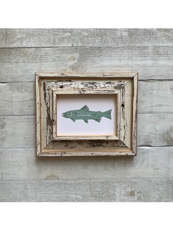 Bee Waeland Canadian Parks Fish Green Barnwood Edition