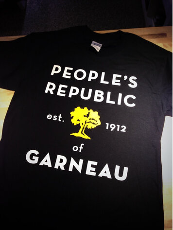 Vivid Print Peoples Republic of Garneau T-Shirts