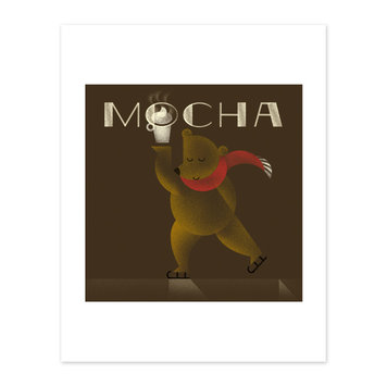 Bee Waeland Mocha Bear