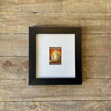 Vivid Vintage Royal York Framed Vintage Luggage Label