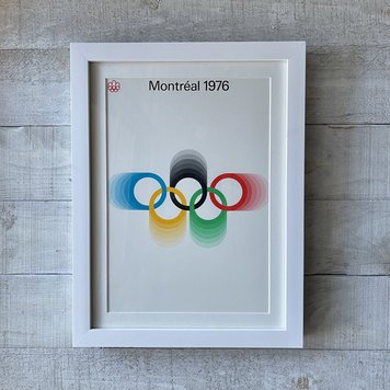 Vivid Vintage Montréal Olympics The Invitation Framed Poster