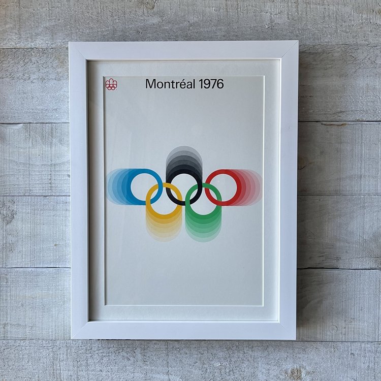 Vivid Vintage Montréal Olympics The Invitation Framed Poster