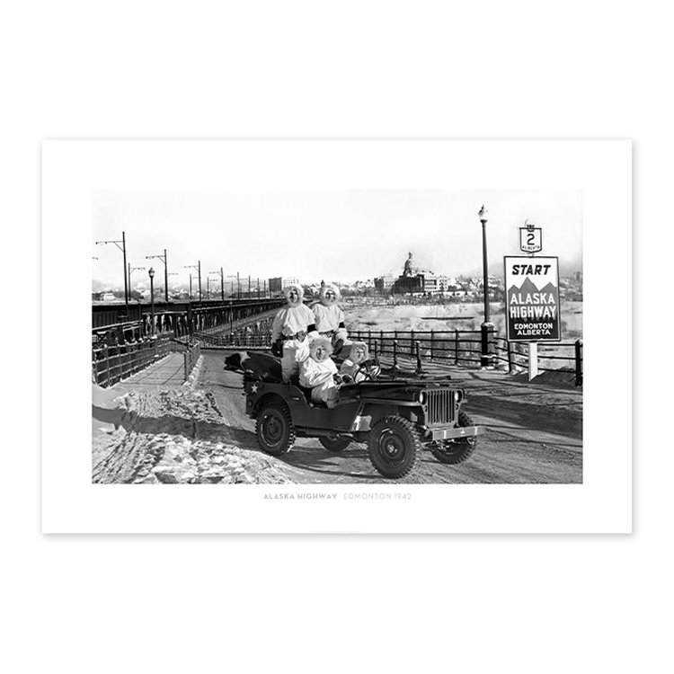 Vivid Archives Alaska HIghway Edmonton 1942