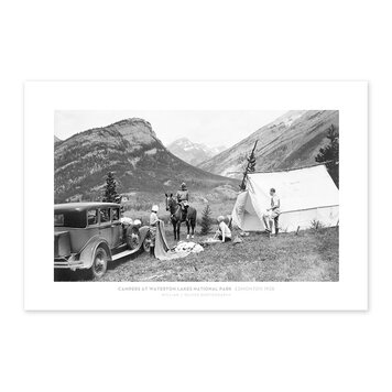 Vivid Archives Campers at Waterton Lakes National Park 1928