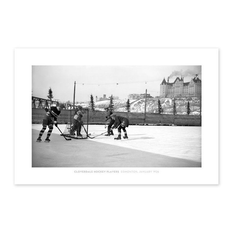 Vivid Archives Cloverdale Hockey Players Edmonton January 1926