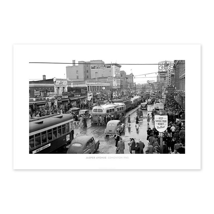Vivid Archives Jasper Avenue Edmonton 1945