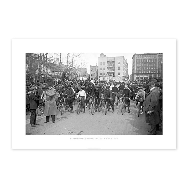 Vivid Archives Edmonton Journal Bicycle Race 1919