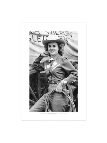 Vivid Archives First Stampede Queen Calgary 1946