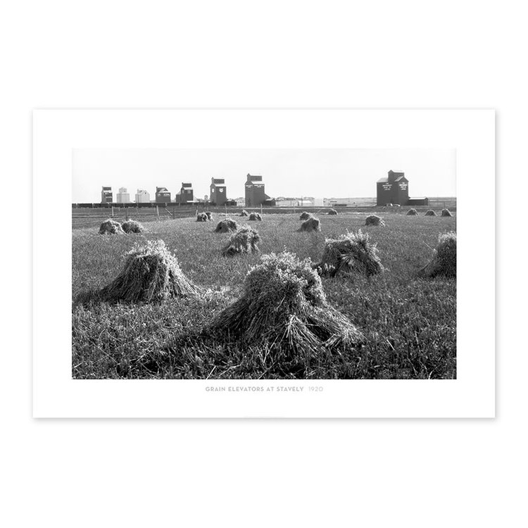 Vivid Archives Grain Elevators at Stavely 1920