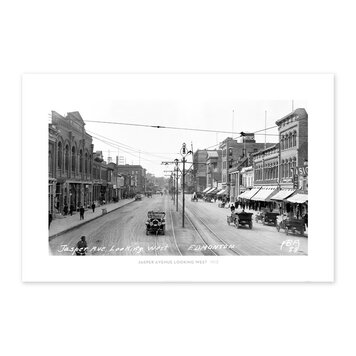 Vivid Archives Jasper Avenue Looking West Edmonton 1913