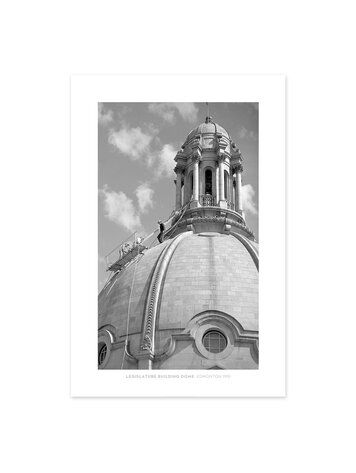 Vivid Archives Legislature Building Dome Edmonton 1951