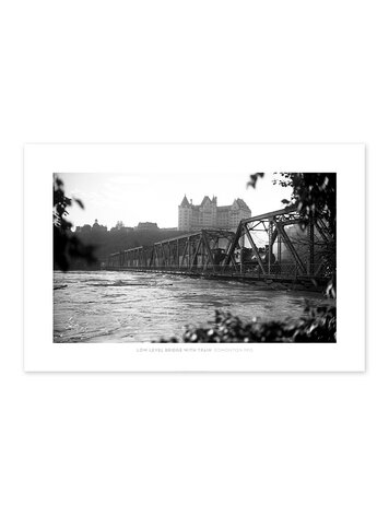 Vivid Archives Low Level Bridge With Train Edmonton 1915