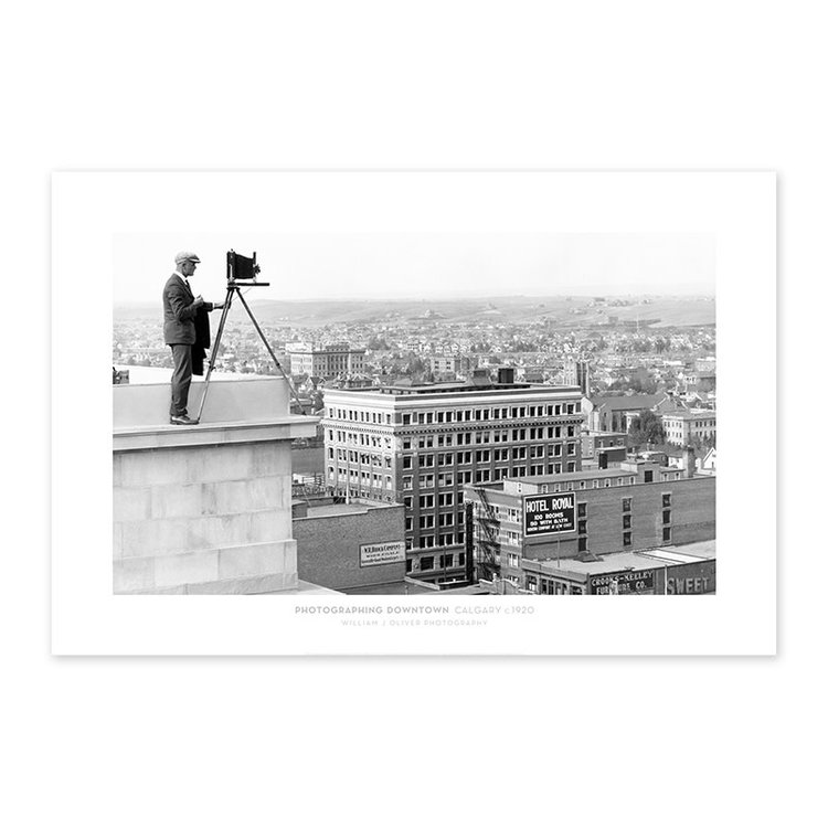 Vivid Archives Photogaphing Downtown Calgary c1920