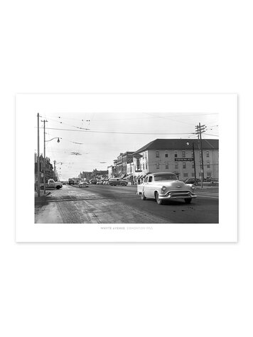 Vivid Archives Whyte Avenue Edmonton 1953