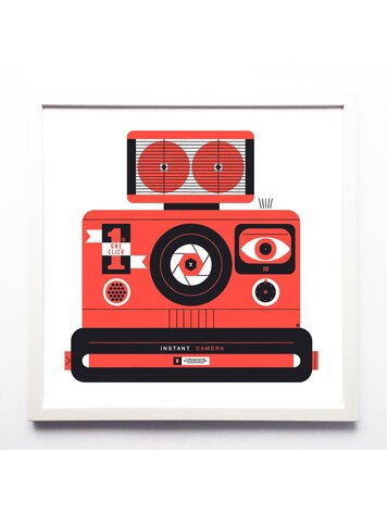 Raymond Biesinger Polaroid Red