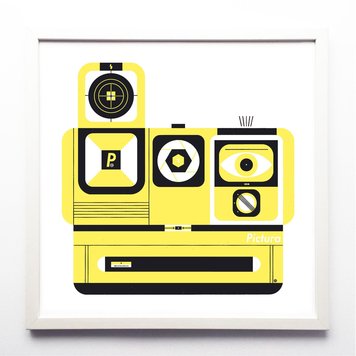 Raymond Biesinger Polaroid Yellow