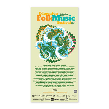 Vivid Print Edmonton Folk Music Festival 2022 Poster Vivid Print Edmonton Folk Music Festival 2022 Poster