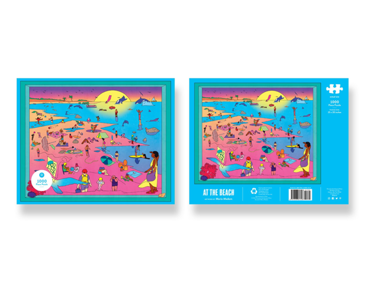 Princeton Architectural Press At the Beach 1000 Piece Puzzle