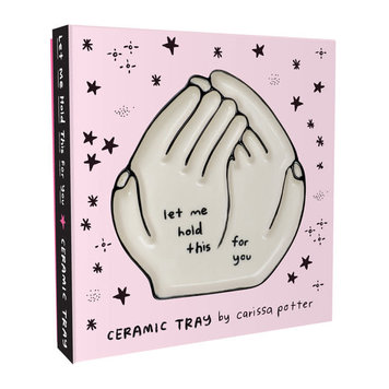 Chronicle Books Let Me Hold This For You Ceramic Tray Chronicle Books Let Me Hold This For You Ceramic Tray