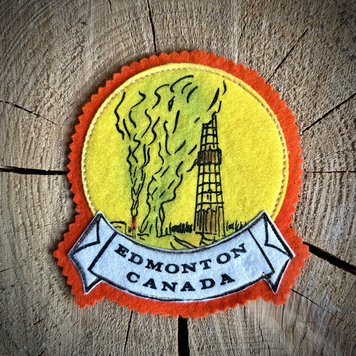 Vivid Vintage Edmonton  Canada Vintage Patch