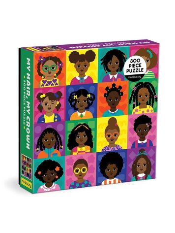 Mudpuppy My Hair, My Crown 300 Piece Puzzle
