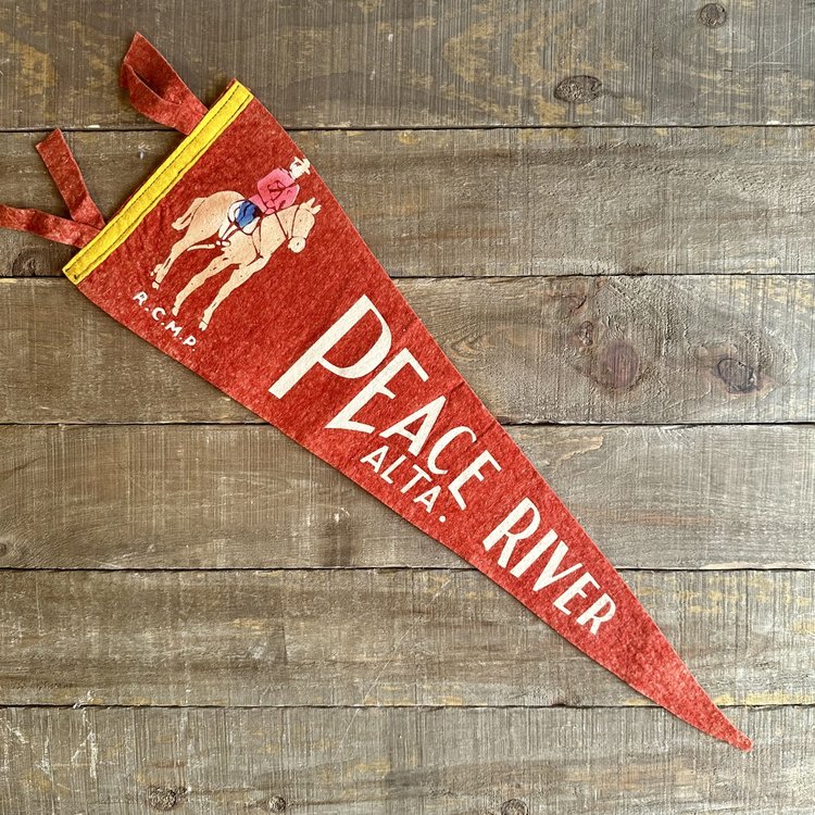 Vivid Vintage Vintage Peace River Pennant Red