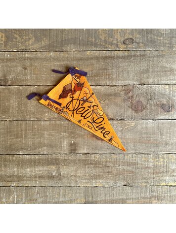 Vivid Vintage Vintage Dew Line Pennant Yellow