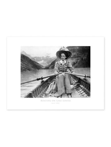 Vivid Archives Boating on Lake Louise, 1909 24x32