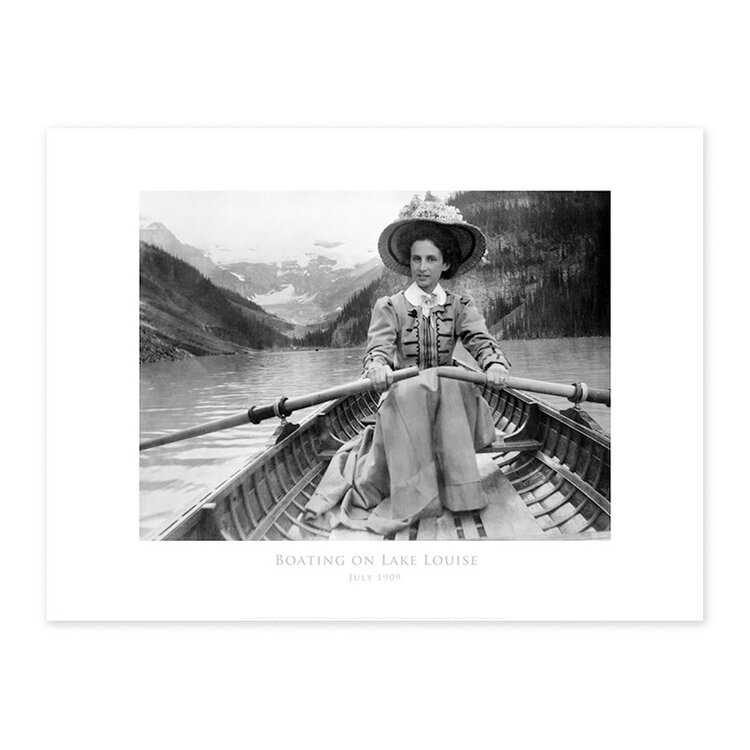 Vivid Archives Boating on Lake Louise, 1909 24x32