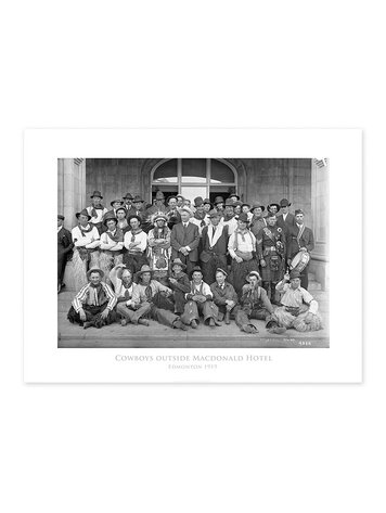 Vivid Archives Cowboys Outside Macdonald Hotel 24x32