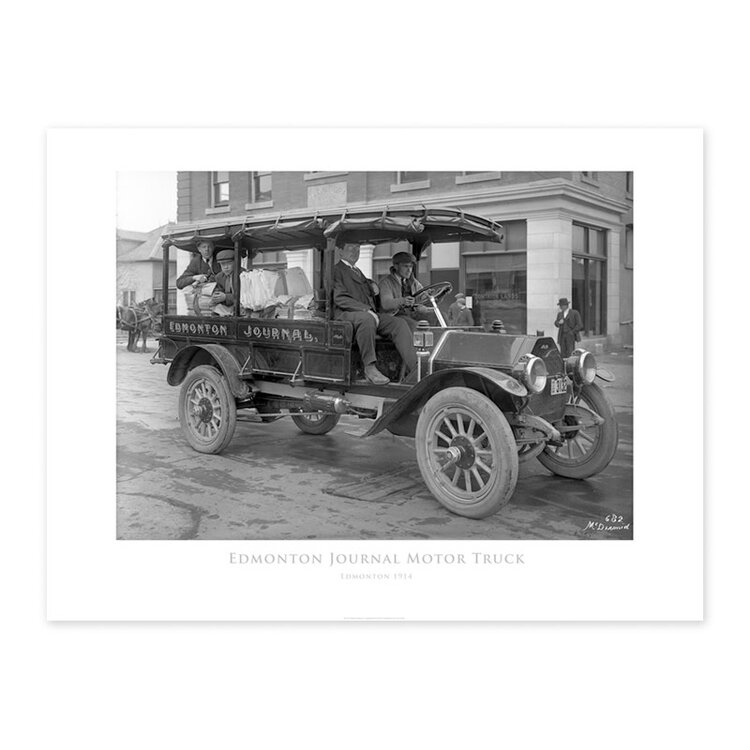 Vivid Archives Edmonton Journal Motor Truck 1914 24x32