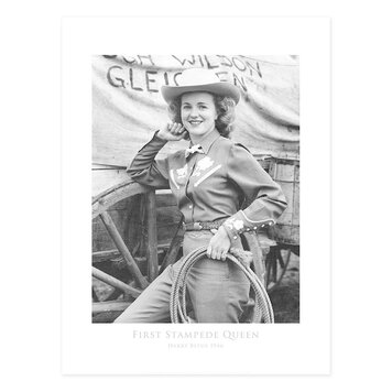 Vivid Archives First Stampede Queen, 1946 24x32