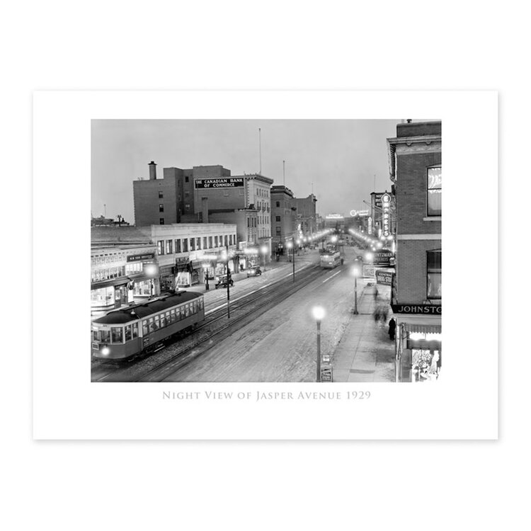 Vivid Archives Night View of Jasper Avenue 24x32