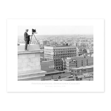 Vivid Archives Photographing Downtown Calgary, 1920 24x32