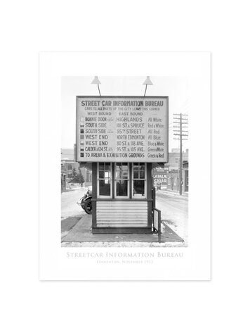 Vivid Archives Streetcar Information Bureau, 1923 24x32