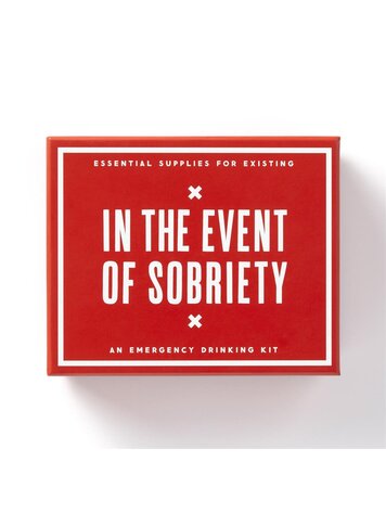 Brass Monkey In The Event Of Sobriety Emergency Drinking Kit