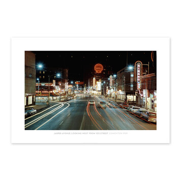 Vivid Archives Jasper Avenue Looking East From 103 Street 1959