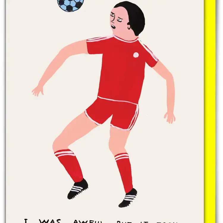 David Shrigley Football Birthday Card