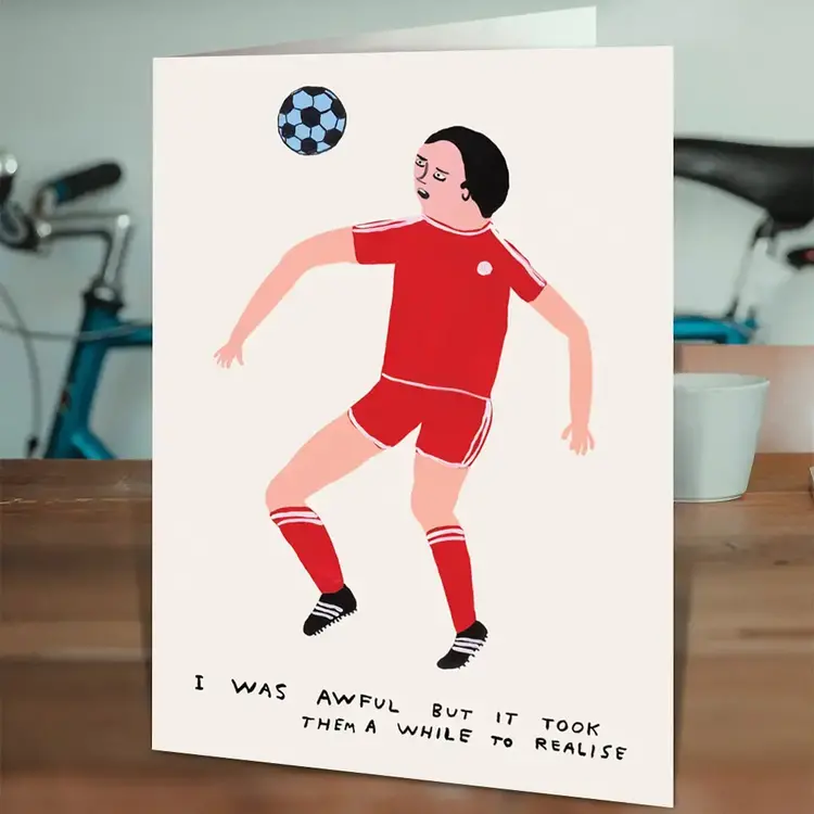 David Shrigley Football Birthday Card