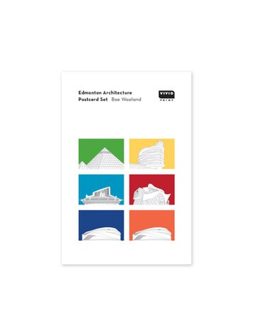 Bee Waeland Edmonton Architecture Postcard Set