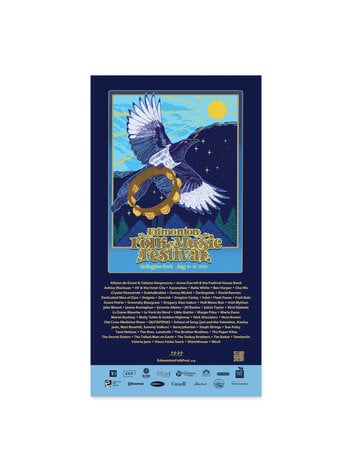 Vivid Print Edmonton Folk Music Festival 2023 Poster