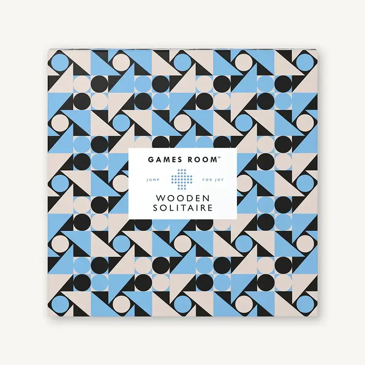 Games Room Wooden Solitaire