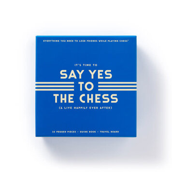 Brass Monkey Say Yes To The Chess Game Set