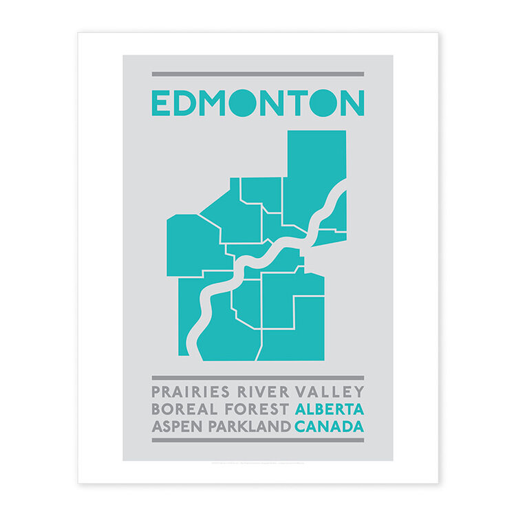 Bee Waeland Edmonton Map Glacier