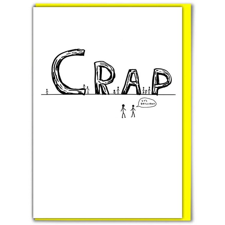 David Shrigley Crap Card